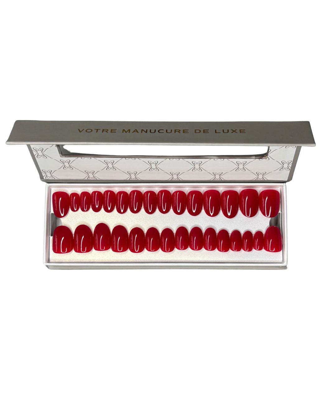 Velvet Cherry - Faux ongles rouges profonds
