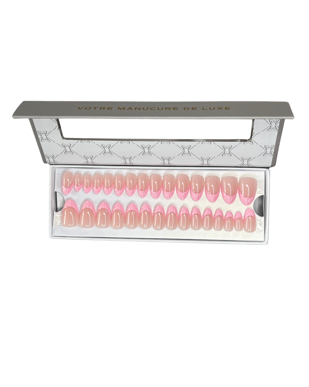 Queen - Faux ongles French en amande