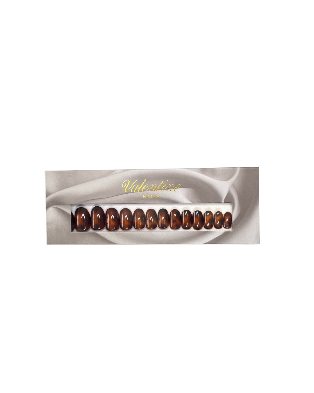 Turtoise Effect - Faux ongles Turtoise courts et ronds