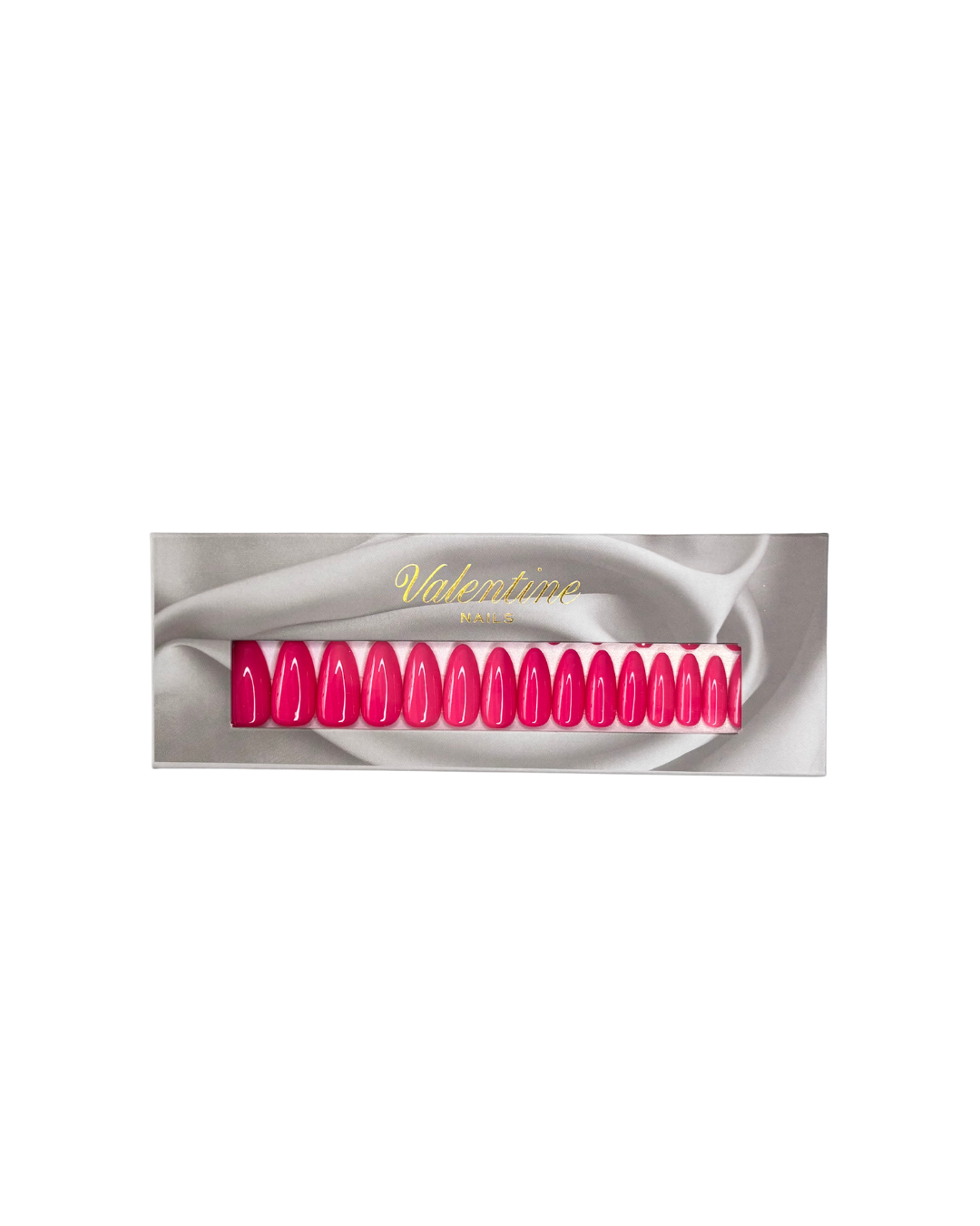 Pink Ibiza - Faux ongles Roses long en amande