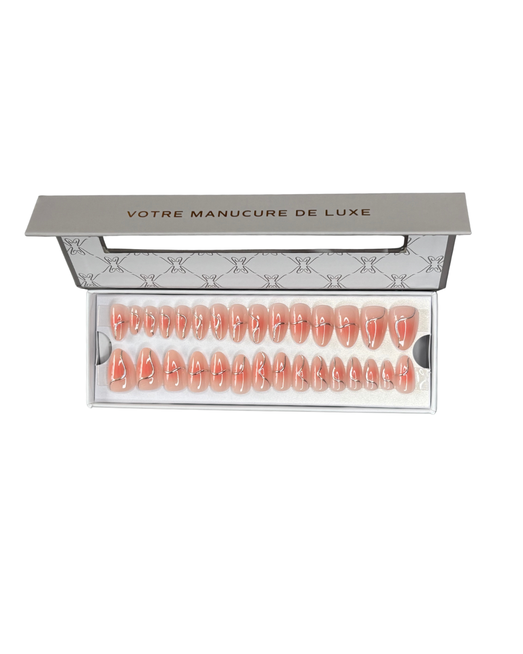 Jet Set - Faux ongles Babyboomer en amande