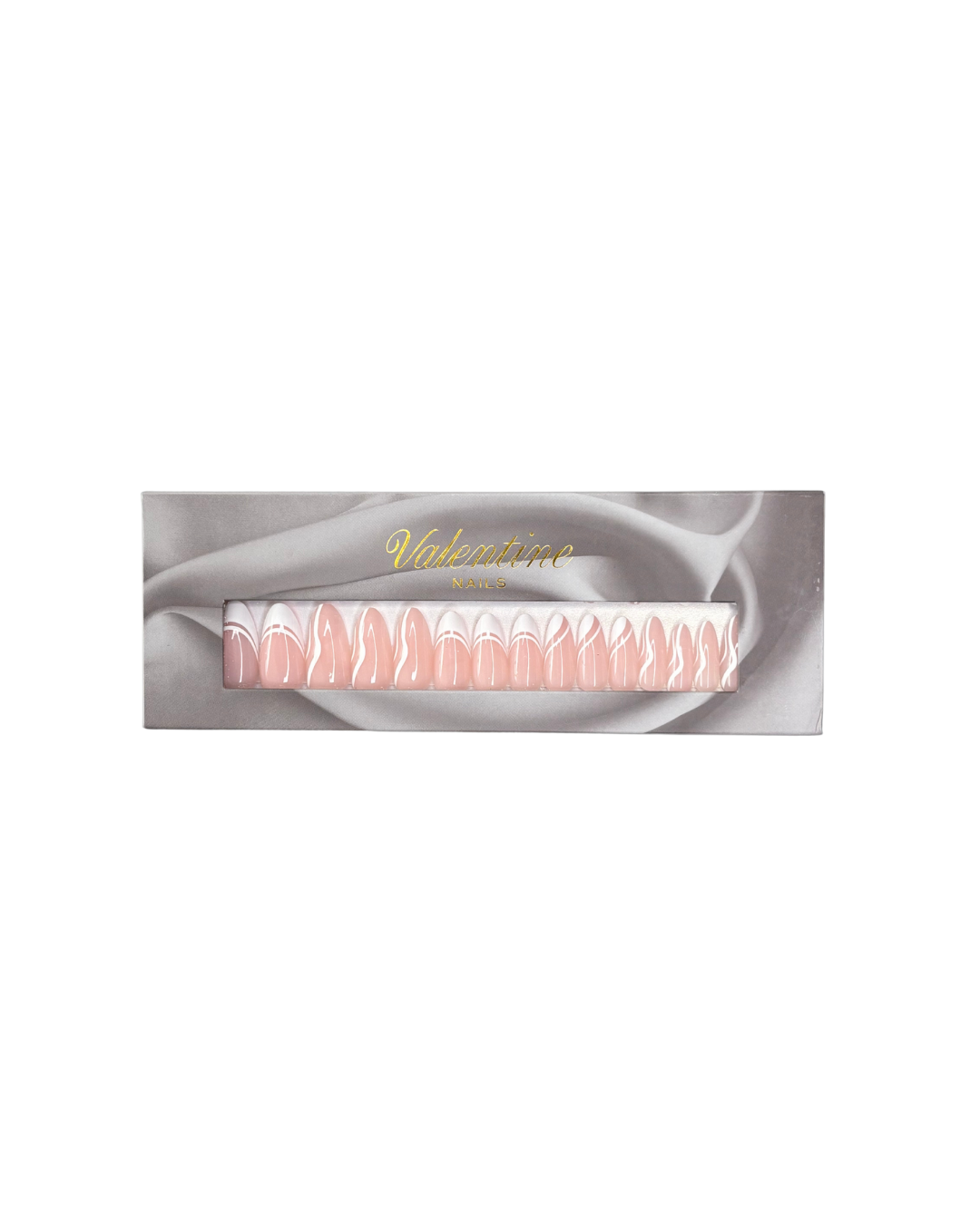 The Lady - Faux ongles long et blanc French