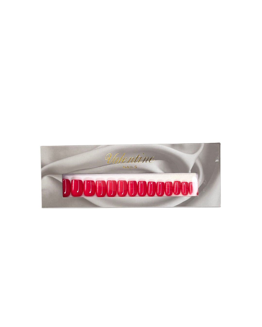 Pop Red - Faux ongles rouge pétillant d&