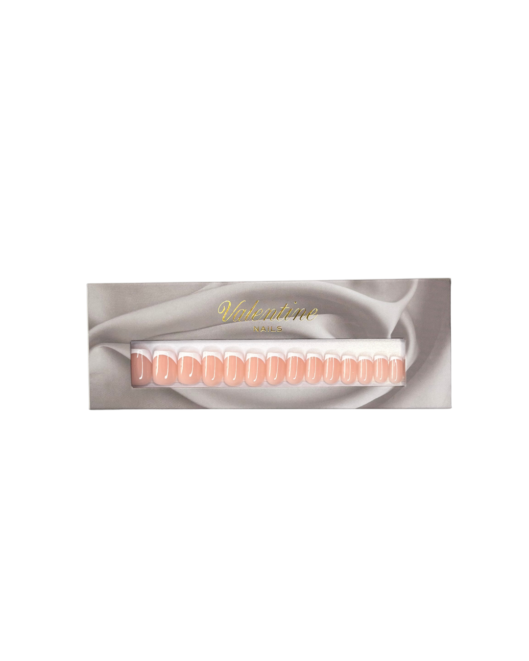 Clean Girl - Faux ongles French carré extra court