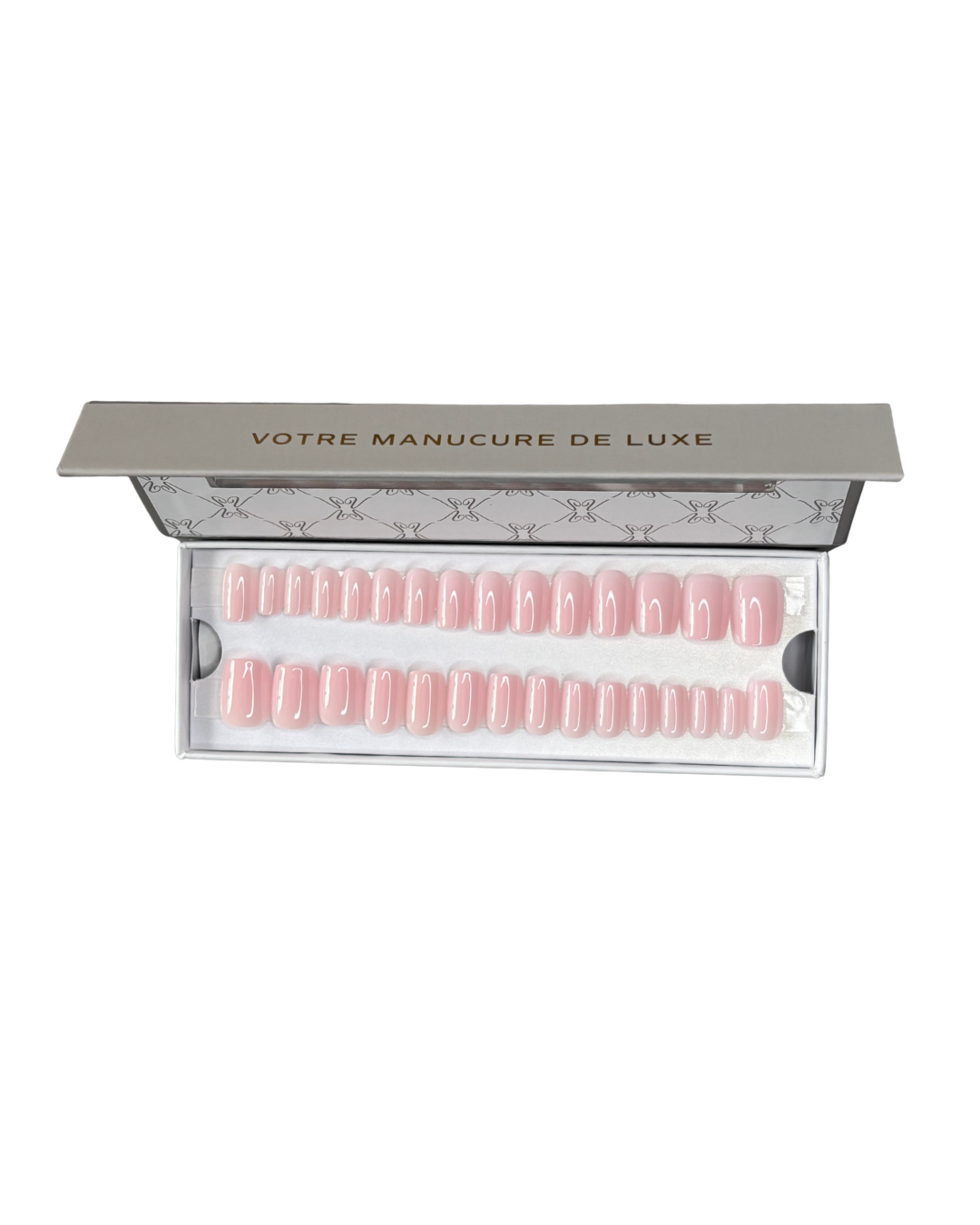 Pink Coton - Faux ongles roses clairs