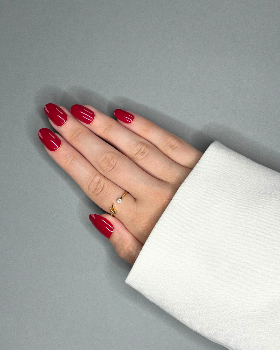 Velvet Cherry - Faux ongles rouges profonds