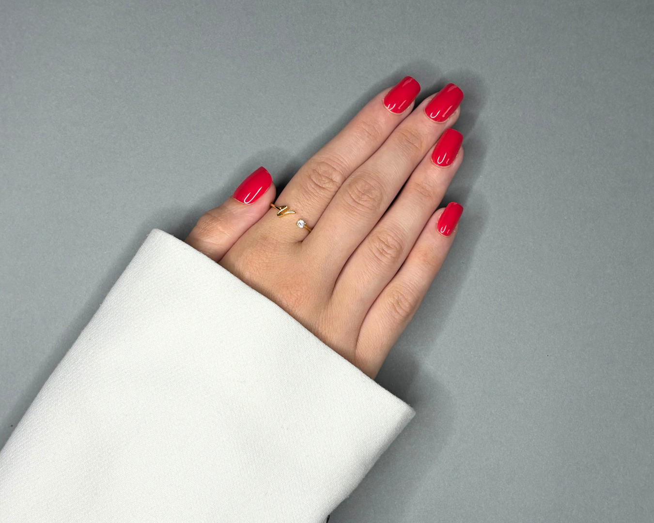press on nails rouges pétillants