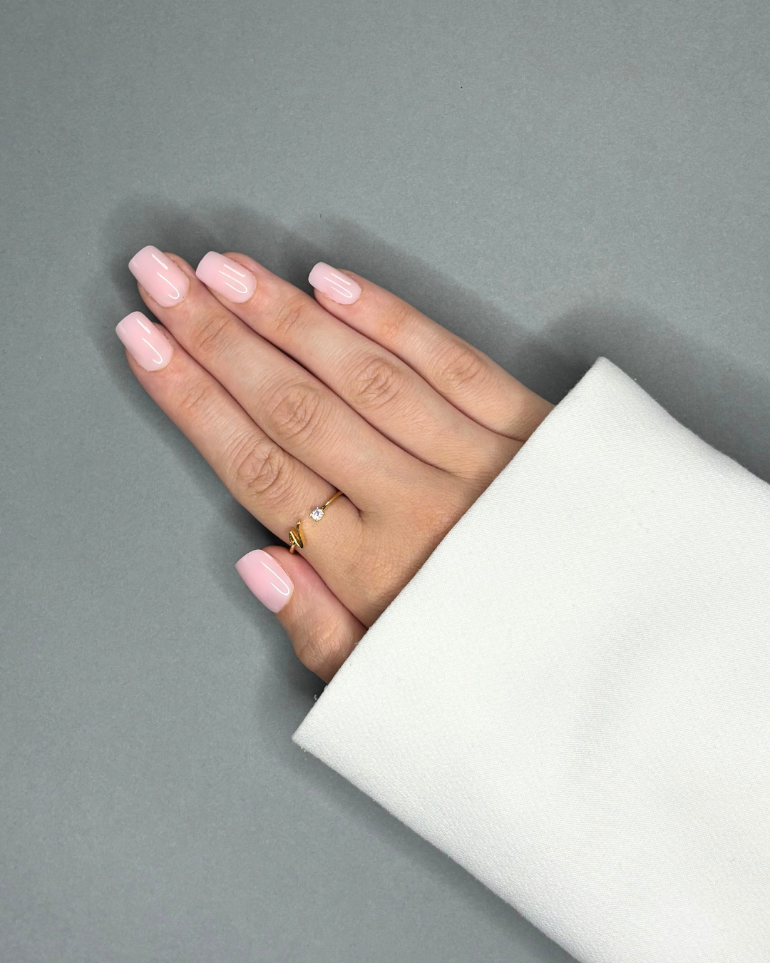 Pink Coton - Faux ongles roses clairs