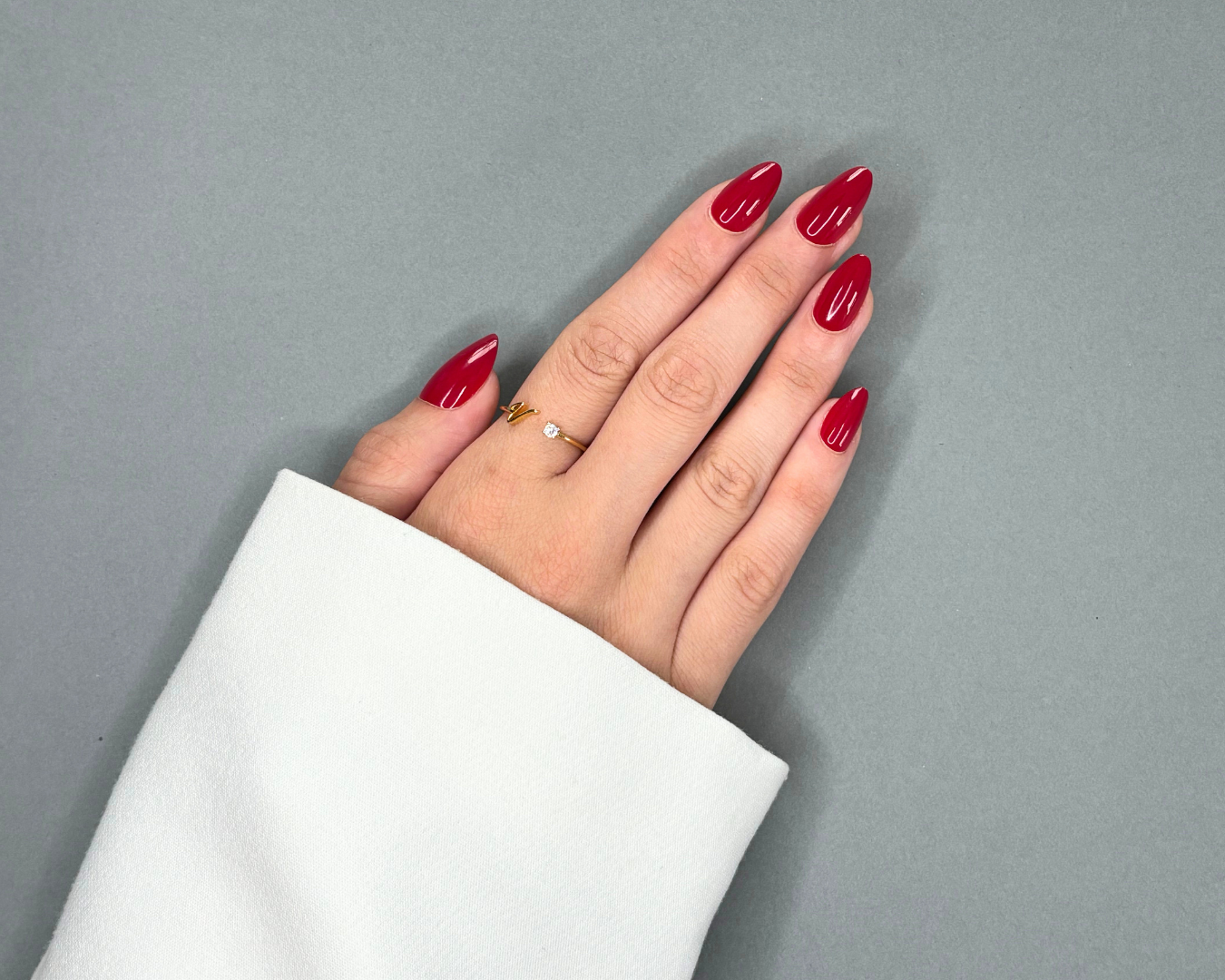 press on nails rouges intenses