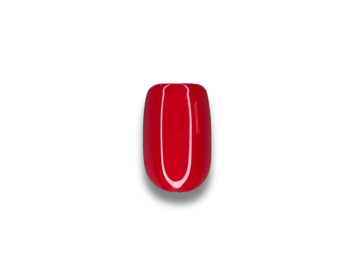 Pop Red - Faux ongles rouge pétillant d&
