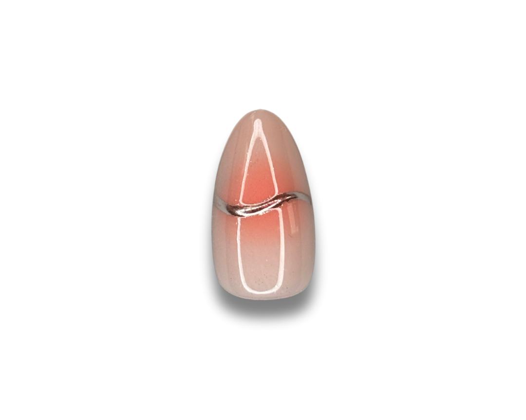 Jet Set - Faux ongles Babyboomer en amande