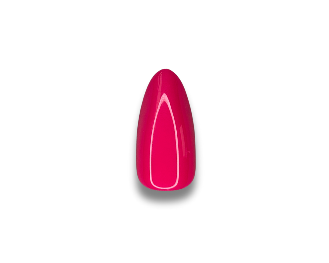 Pink Ibiza - Faux ongles Roses long en amande