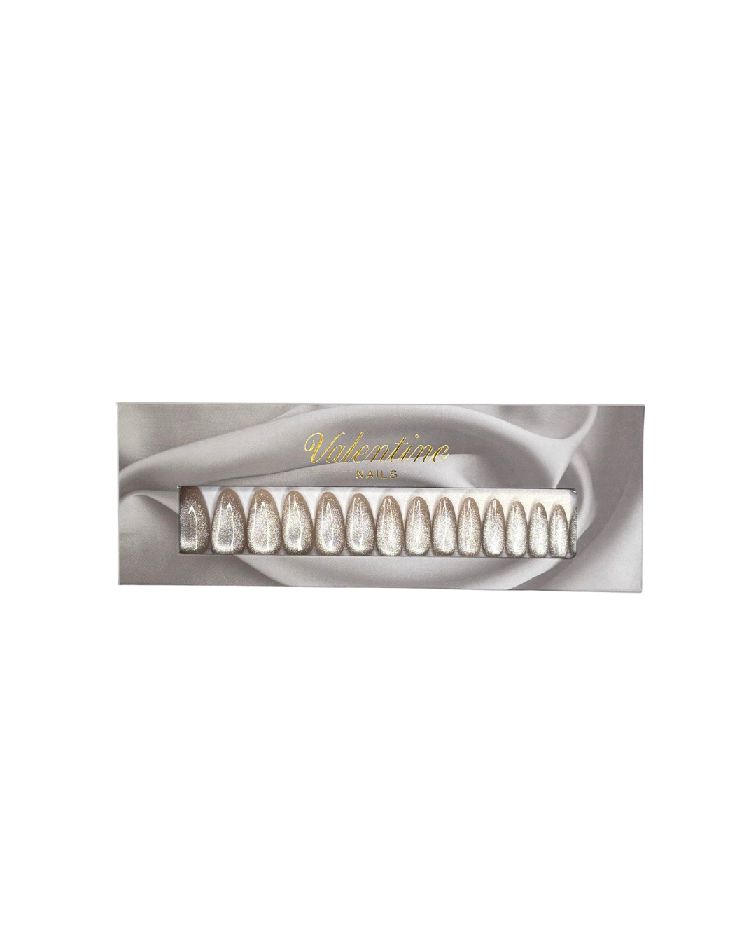 Silver Girl - faux ongles longs argentés
