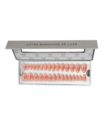 Jet Set - Faux ongles Babyboomer en amande