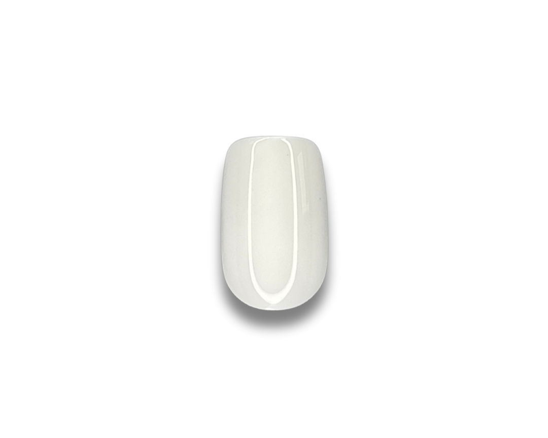 Coconut - Faux ongles blancs carrés extra court