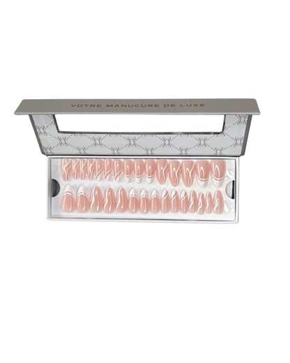 The Lady - Faux ongles long et blanc French