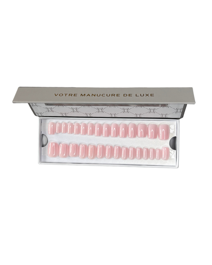 Pink Coton - Faux ongles roses clairs