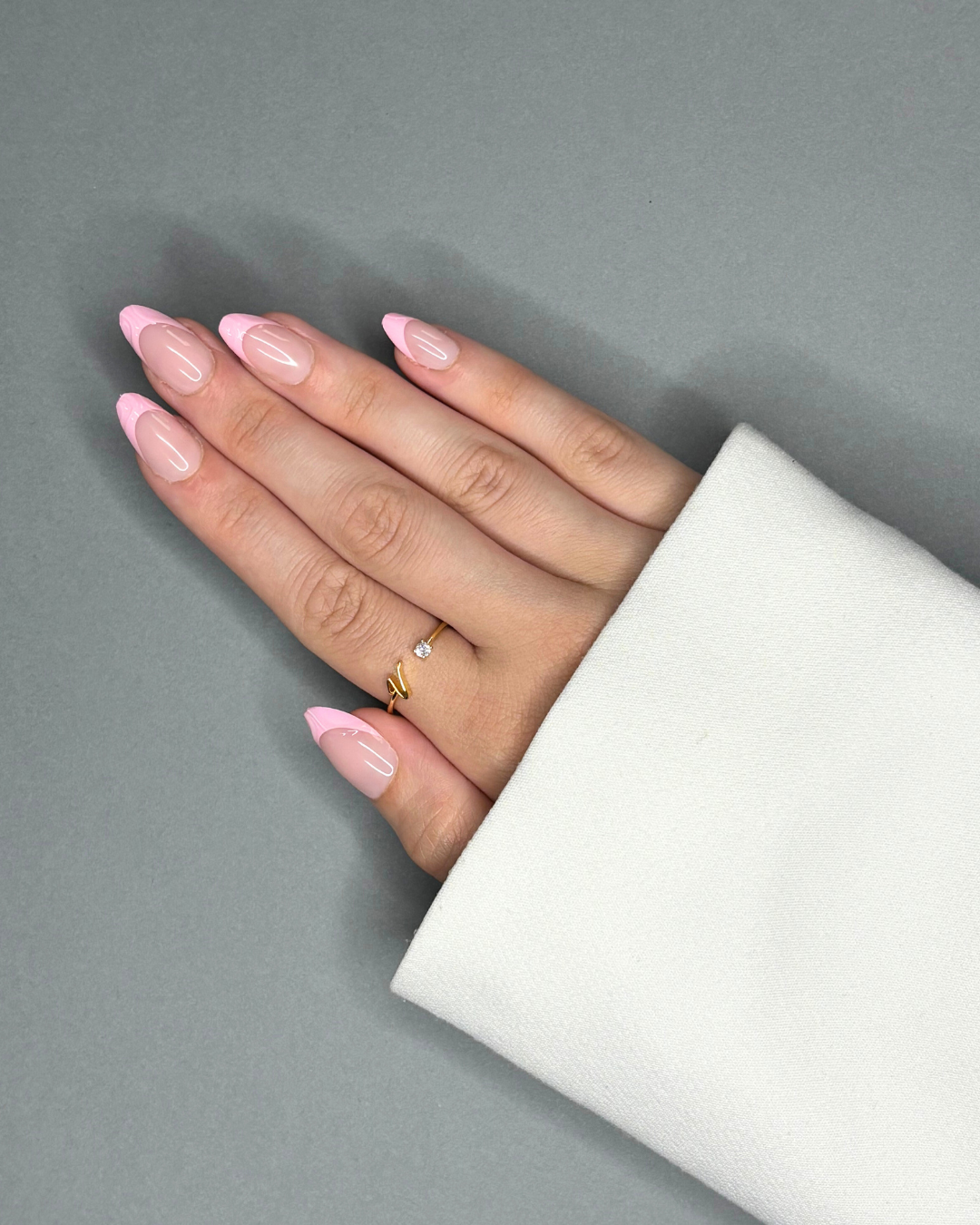 Queen - Faux ongles French en amande