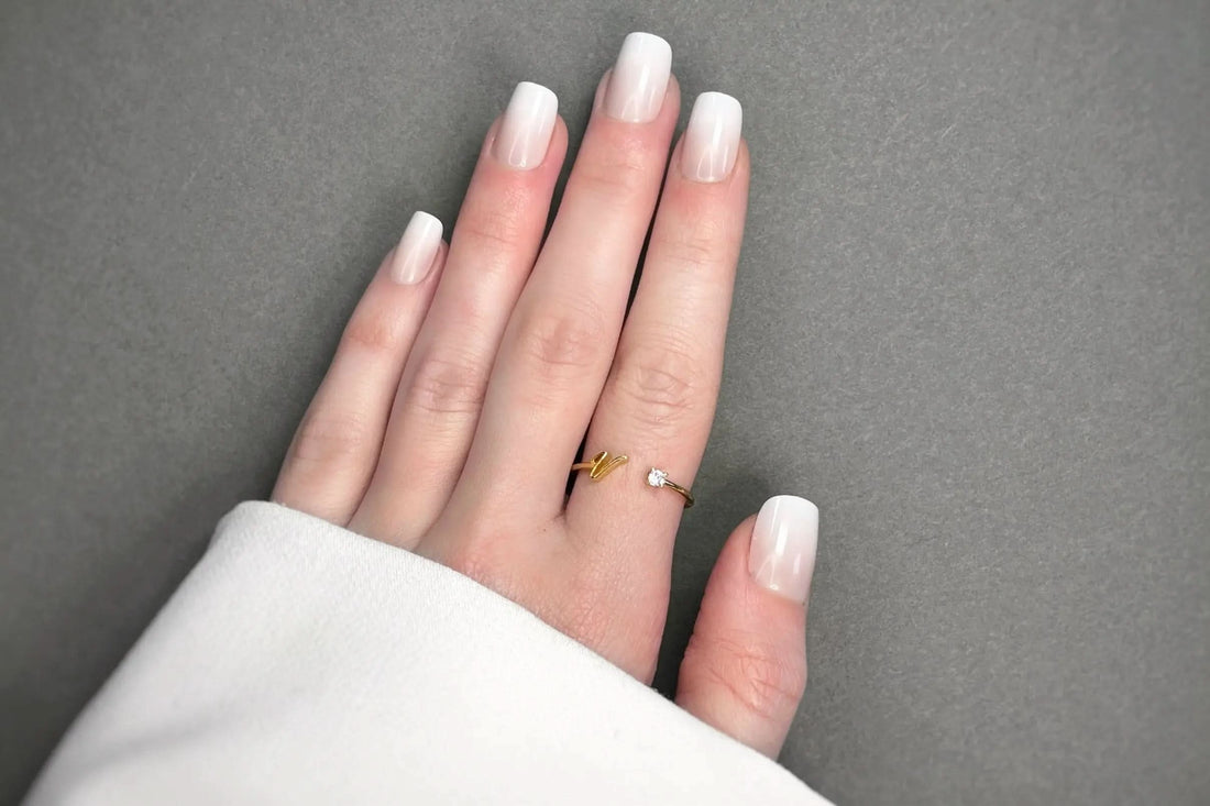 faux ongle baby boomer  