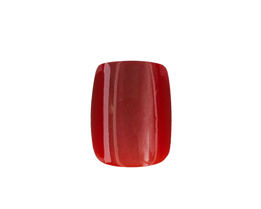 capsule ongle rouge 