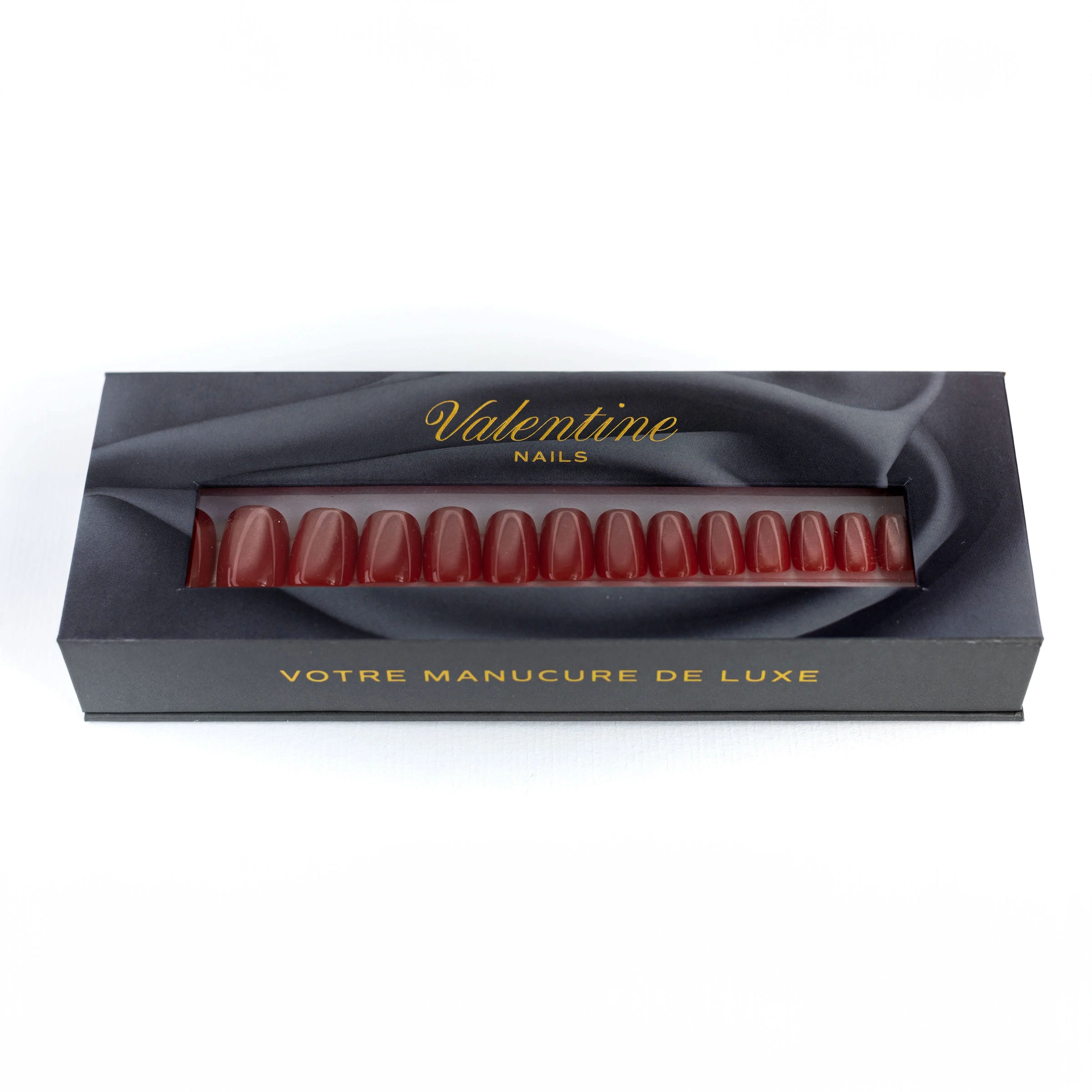 faux ongle gel rouge
