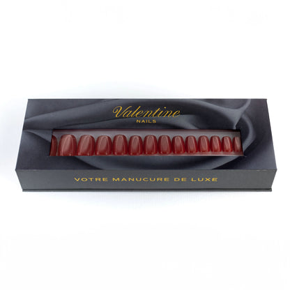faux ongle gel rouge